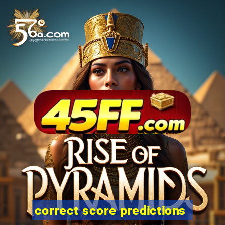 correct score predictions